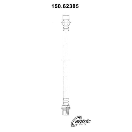 Centric Parts Brake Hose, 150.62385 150.62385